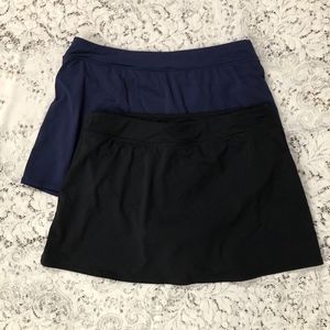 2 Lands End Active Skirts